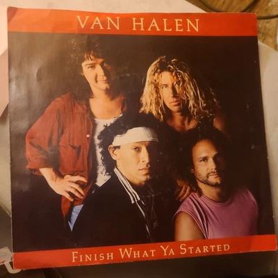 VAN HALEN "Finish What Ya Started" 1988 (WARNER BROS./7" 45rpm) EX!! - Image 1 of 4