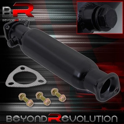 For 1988-2000 Civic / CRX Replacement Exhaust Replacement Pipe Black - Image 1 of 3