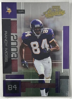 2003 Playoff Absolute Memorabilia #75 Randy Moss Minnesota Vikings - Imagem 1 de 2