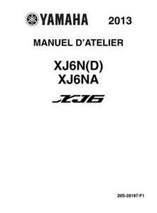 MANUAL REVISIÓN TALLER REPARACIÓN PDF YAMAHA XJ6 XJ6N 2013 - Imagen 1 de 1