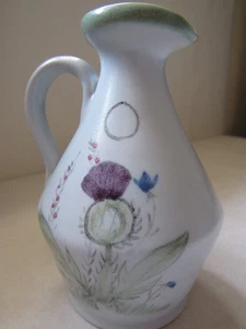 Buchan Thistle Portobello Scotland Stoneware Oil Cruet - Picture 1 of 11