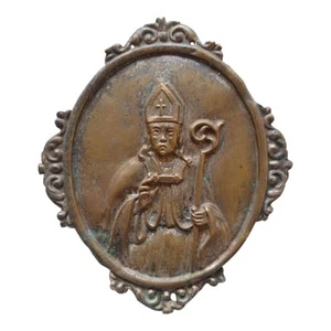 *HH* Antica Placca Ex Voto Religiosa Votiva San Onorato Fondi San Gennaro Nicola - Foto 1 di 6