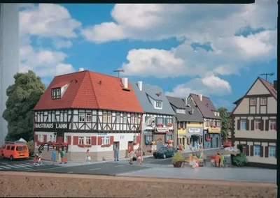 VOLLMER HO 3650 TOWN STATION ROAD  BUILDING KIT  BRAND  NEW NEVER USED - Image 1 of 4