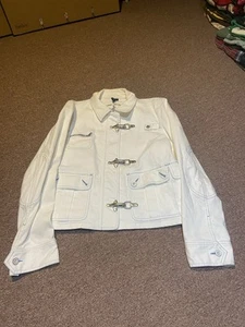 Chaqueta de Jean Lauren Ralph Lauren Blanca Cierre Frontal Talla XL Blanca - Imagen 1 de 18