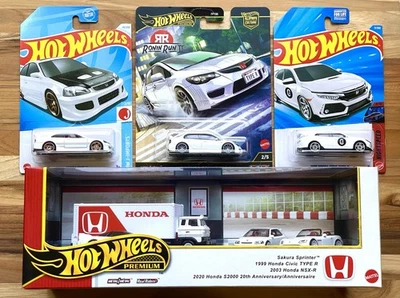 2025 Hot Wheels Premium Diorama Collector Set Honda Type R Heritage + EXTRAS - Image 1 of 4