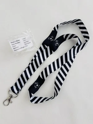 NIP Jujube Lanyard Black Magic Striped Limited Edition - Image 1 of 4