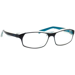Nike Eyeglasses 7067 413 Obsidian Blue Rectangular Frame 56[]16 140 - Picture 1 of 6