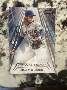 2018 TOPPS MLB STADIUM CLUB BEAM TEAM INSERT CARD NY METS NOAH SYNDERGAARD #BTNS - Picture 1 of 1