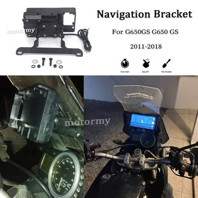 Держатель подставки для телефона навигационный кронштейн крепление для BMW G650GS G650 GS 2011-2018 - Изображение 1 из 4