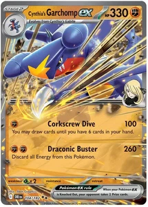 Cynthia's Garchomp EX 104/198 - Scarlet & Violet: Destined Rivals - Pokémon TCG - Picture 1 of 1