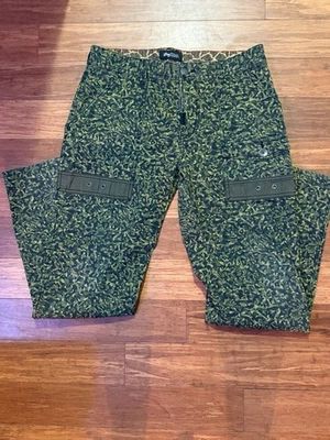 LRG CAMO STRETCH PANTS 34 GREEN Lifted Research Group Great Condition - Image 1 of 4