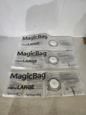 3pk,Heavy Duty Clothes Storage Bags Vacuum Seal, 32.5" x  21" x 0.1" Flat, Large - Image 1 of 4