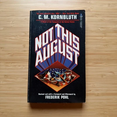 Not This August by C. M. Kornbluth 1986 Tor Paperback Vintage SF - Image 1 of 4