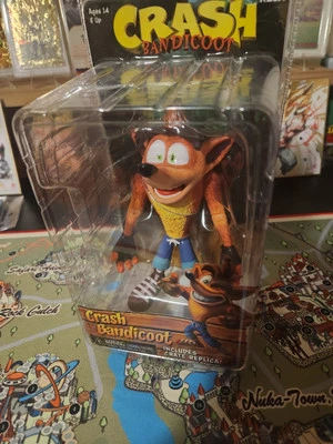 Figura de acción Crash Bandicoot Crash de Neca PlayStation Neo Spyro Dr Naughty Dog Foto 1 de 3