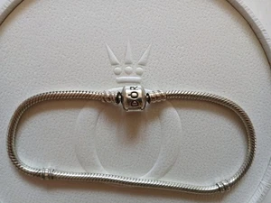 Original Pandora Armband, Länge 20 cm, Krönchen auf dem O  - Bild 1 von 10