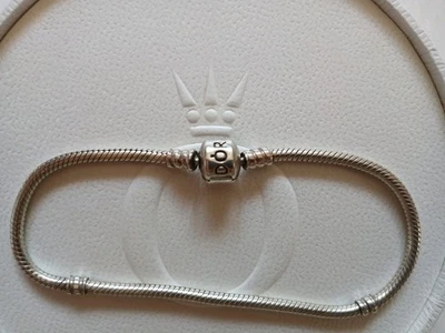 Original Pandora Armband, Länge 20 cm, Krönchen auf dem O  - Bild 1 von 4