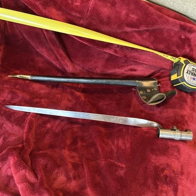 Bayoneta réplica de la era de la Guerra Civil  Foto 1 de 4