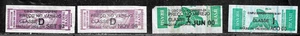 HICK GIRL- USED BRAZIL REVENUE STAMPS    VARIOUS TOBACCO ISSUES     L481 - Picture 1 of 2
