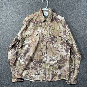 Kryptek Hemd Herren Large Highlander Camouflage Langarm Jagd Outdoor Knopfleiste - Bild 1 von 24