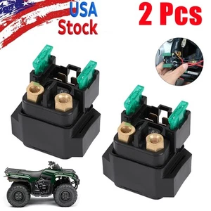 2 X Starter Solenoid Relay For Yamaha YFM 350 400 450 660 Grizzly Kodiak BigBear - Picture 1 of 14