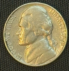 1963 D Mint Mark Circulated Jefferson Nickel - Picture 1 of 4