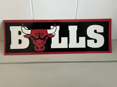 Vintage 92-93 Chicago Bulls Hanes/Venture Advertisement sticker - Image 1 of 4
