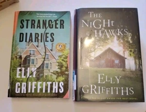 The Night Hawks Hardcover & The Stranger Diaries Paperback by Elly Griffiths  - Picture 1 of 2