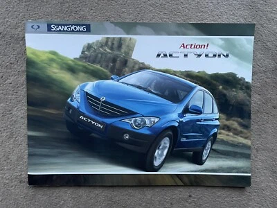2007 SsangYong Actyon Car Brochure (Ireland) - Image 1 of 4