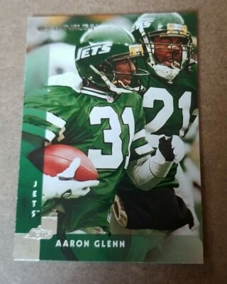 1997 Donruss Football Card #177 Aaron Glenn - New York Jets  - Image 1 of 2