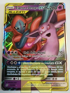 Espeon e Deoxys GX ® Sintonia Mentale 72/236 ® Holo ® Pokemon ® Italiano - Picture 1 of 1