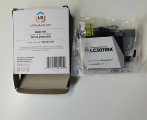 LD kompatibler Ersatz für Brother LC3011 / LC3011BK Tintenpatrone Schwarz - Bild 1 von 2