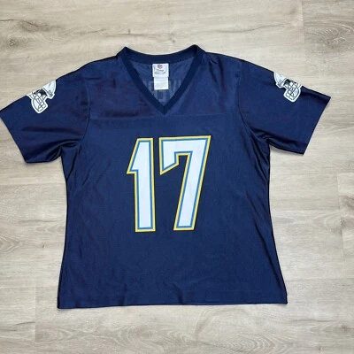 Camiseta deportiva de los San Diego Chargers Philip Rivers #17 para niños jóvenes talla mediana Foto 1 de 4