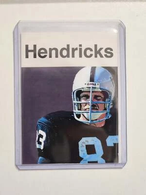 Ted Hendricks Artist Signed Football Art Card 1/10 - Image 1 of 2