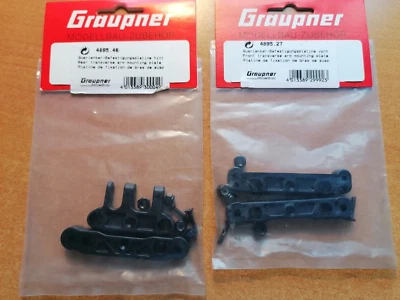 GRAUPNER/HOBAO Querlenkerbefestigungsplatine vo. & hi.  4895.27 / 4895.46 - Bild 1 von 4