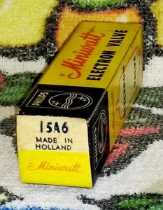 NOS 15A6 vacuum tube radio TV valves, TESTED - Bild 1 von 6