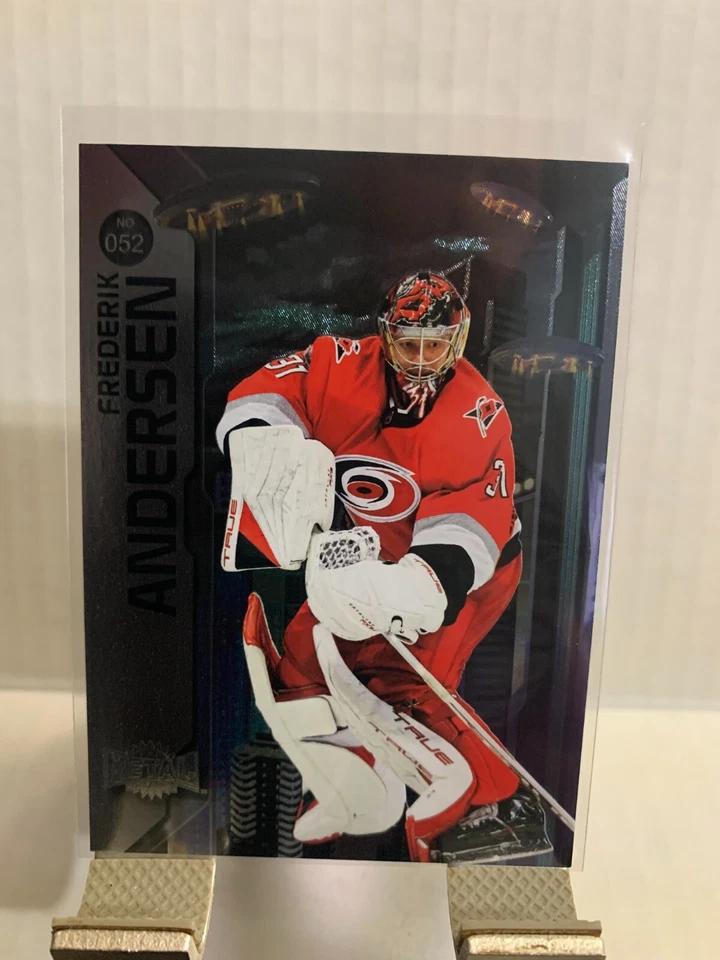 2023-24 SkyBox Metal Universe Frederik Andersen #052 Carolina Hurricanes - Image 1 of 2