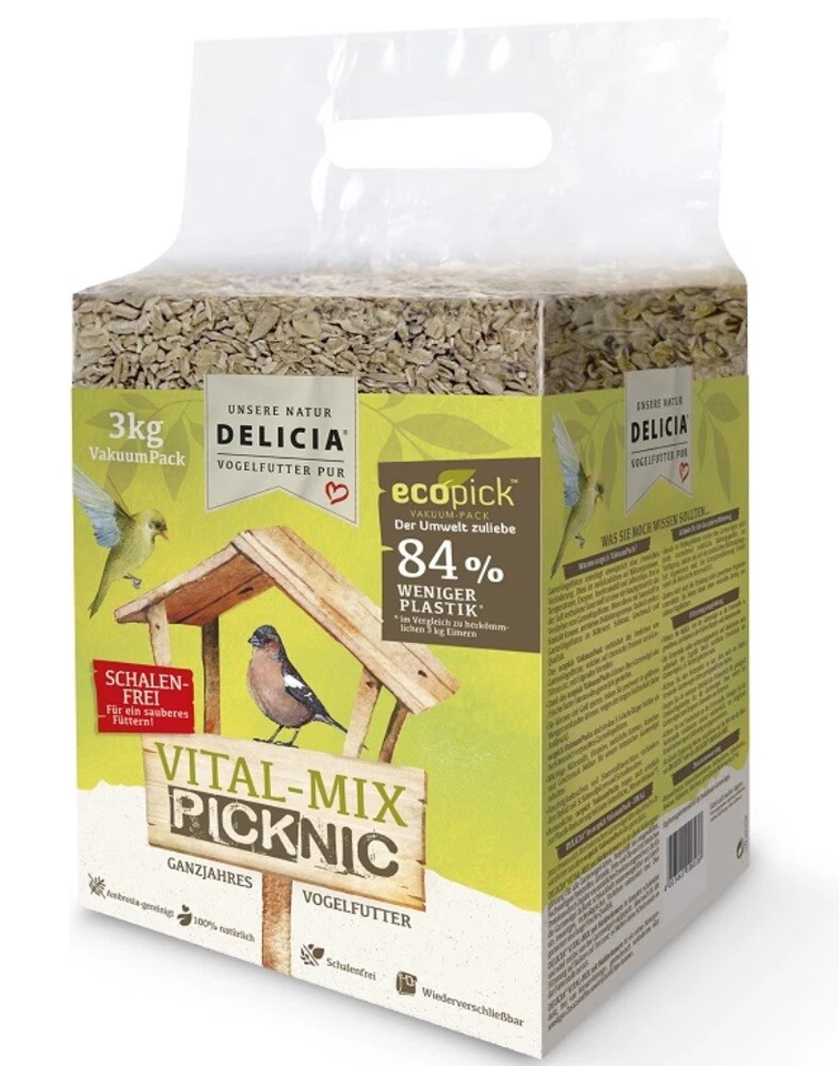 Delicia Vital-Mix Picknic 3 kg Vogelfutter - Bild 1 von 1
