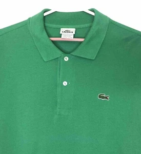 Lacoste Polo Shirt Mens Size 7 Green Classic Fit Short Sleeve Golf Tennis Gator - Picture 1 of 7