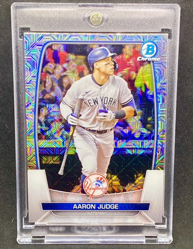 Aaron Judge RARE REFRACTOR INVESTMENT CARD BOWMAN CHROME YANKEES MVP MINT - Image 1 of 2
