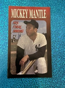 1998 MICKEY MANTLE :  His Final Inning - A.T.S.  Booklet - Cooperstown Edition - Picture 1 of 2
