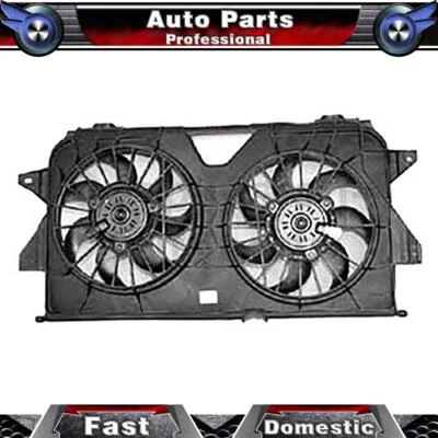 TYC 双散热器和冷凝器风扇 适合 2005 2006 2007 道奇 Caravan_SU — 第 1/4 张图片