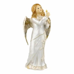 Goebel Anioł Stróż Gloria - W świetle, Figurka dekoracyjna, Kamionka, Antyk biały, 29 cm - Zdjęcie 1 z 6
