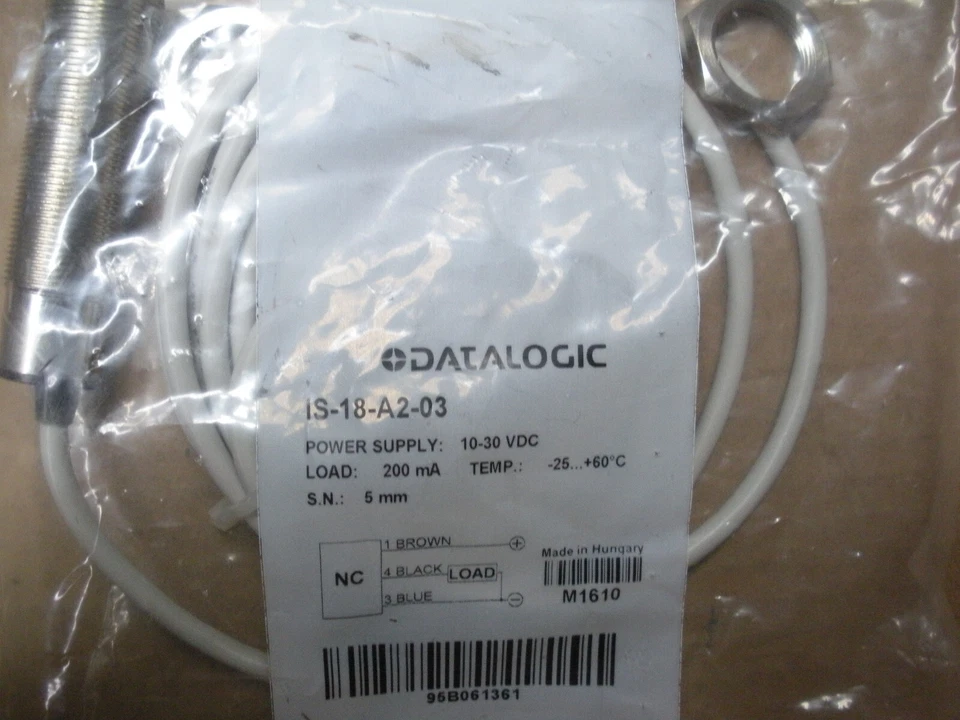Datalogic IS-18-A2-03 近距离传感器开关 5mm 范围 2M 电缆 13 available — 第 1/4 张图片