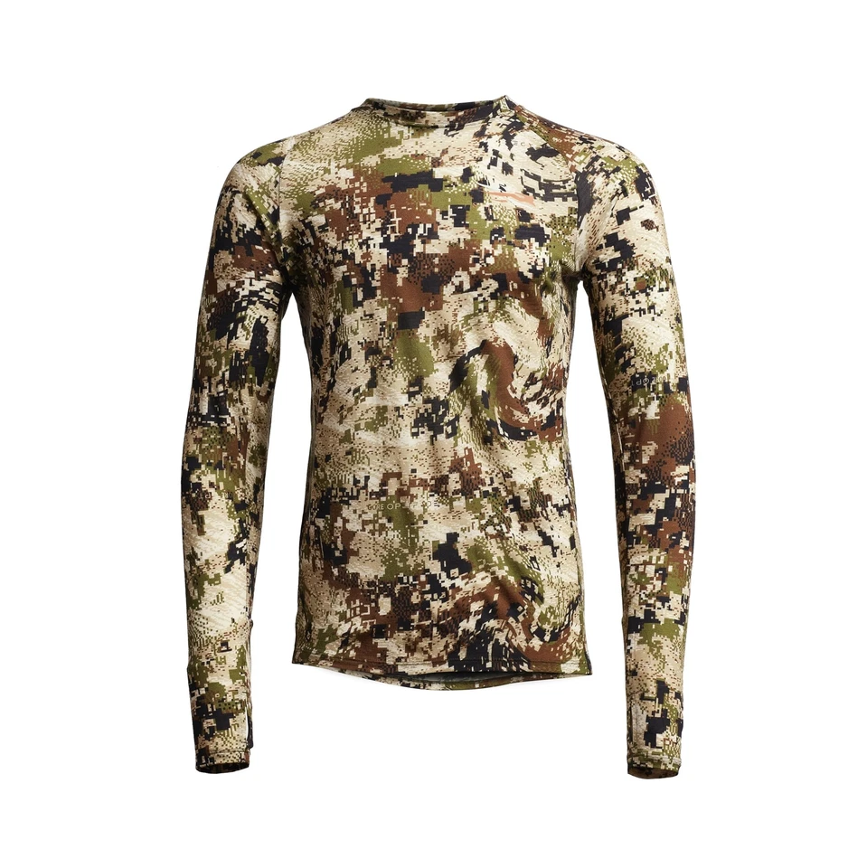 SITKA Gear Mens Core Merino 120 Long Sleeve Crew 3X-Large Optifade Subalpine - Image 1 of 4
