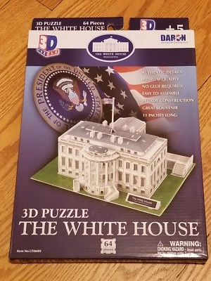 Daron 3 измерения Белый дом головоломка 64 изделия новый в коробке - Изображение 1 из 4