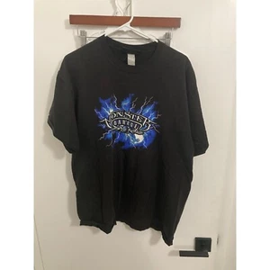 Monster Garage Y2K Men's T-Shirt, Black/Blue, XL - Picture 1 of 4