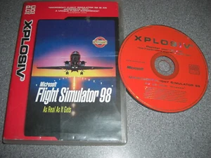Microsoft FLIGHT SIMULATOR 98 Pc Cd Rom XPL MSFS Sim FS 98 FS98 - Picture 1 of 1