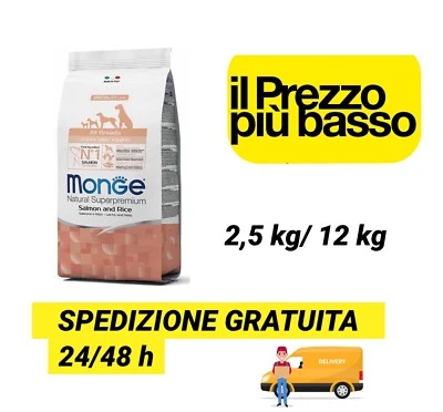 Monge Natural Superpremium Puppy and Junior Monoproteico al salmone vari formati - Immagine 1 di 3