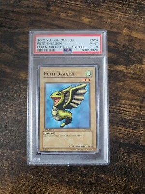 PSA 9 Petit Dragon LOB-024 1st Edition Yu-Gi-Oh! Mint 2002 - Bild 1 von 2