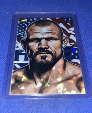 Chuck Liddell  Custom UFC Holo Refractor Prizm MMA Art Card RC rookie